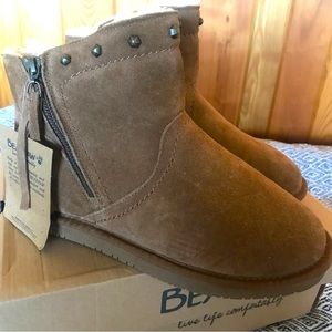 NEW! BearPaw Sutton suede bootie (8.5-9)